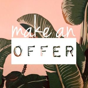 Love the item but not the price? Make an offer!!!